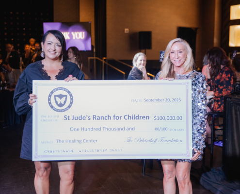 Generous donation at a Gala For Good 2025 Benefiting St. Jude's Ranch for Children at Planet Hollywood Resort & Casino in Las Vegas